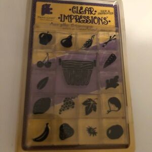 Provo Craft Clear Impressions Clear Acrylic Stamp Set